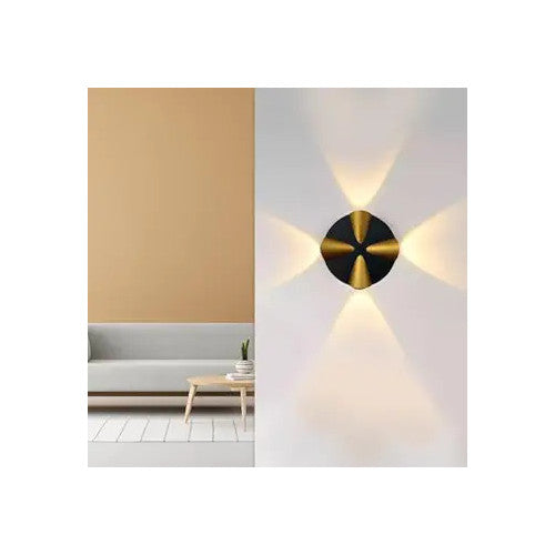 Aplică LED de exterior, 6 W, 540 lm, IP65, 3 culori, alb