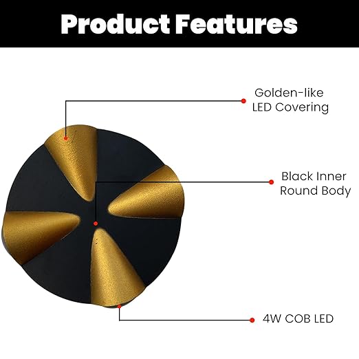 Aplică LED de exterior, 6 W, 540 lm, IP65, 3 culori, alb