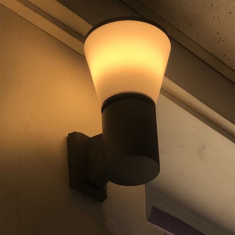 Aplică LED de exterior, albă, cu 3 temperaturi de culoare