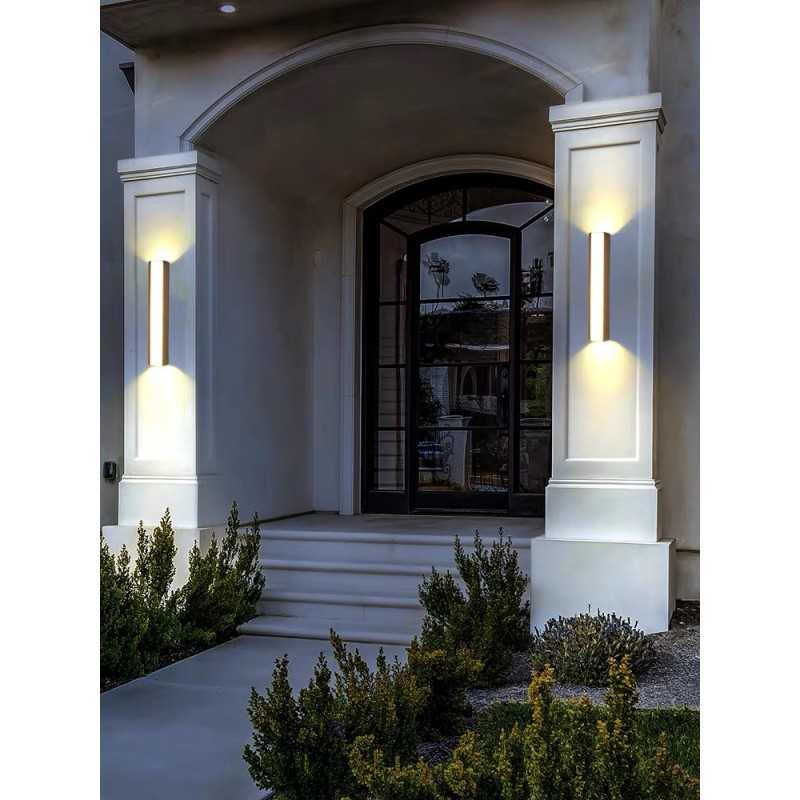 Aplică LED de perete pentru exterior, 7 W, IP65, albă, 3 temperaturi de culoare