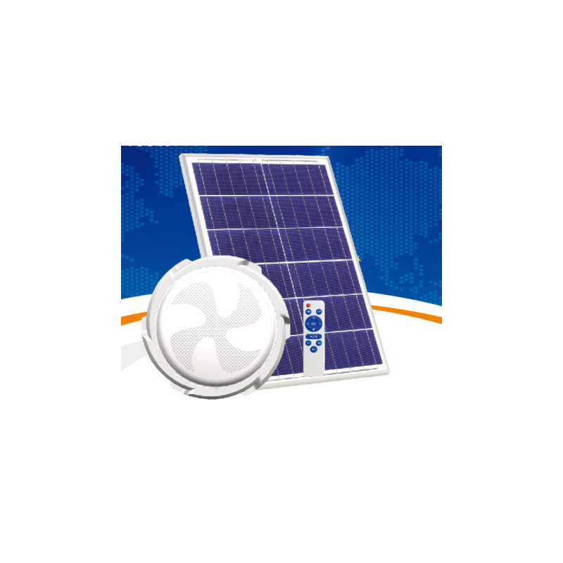 Lampă LED solară 100 W, IP65, cu telecomandă și 3 culori, alb