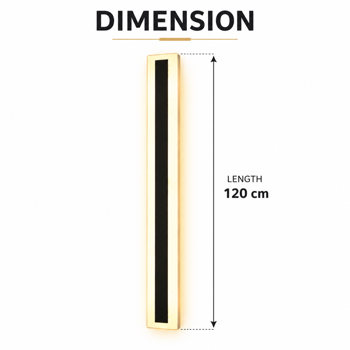 Lampă LED liniară pentru exterior, IP65, 120 cm, 26 W, 2000 lm, 220 V