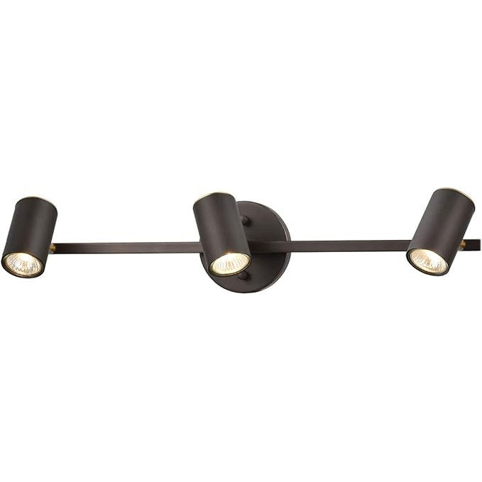 Spot negru pentru plafon și perete, 3 x GU10, 45,5 cm, max. 10 W/bec