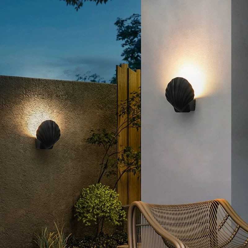 Aplică LED de exterior, neagră, 5 W, cu 3 temperaturi de culoare