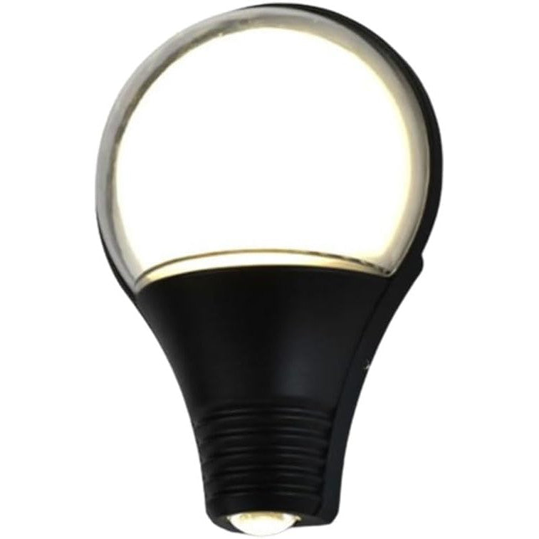 Aplică LED de exterior, neagră, 6 W, IP65, aluminiu și acril