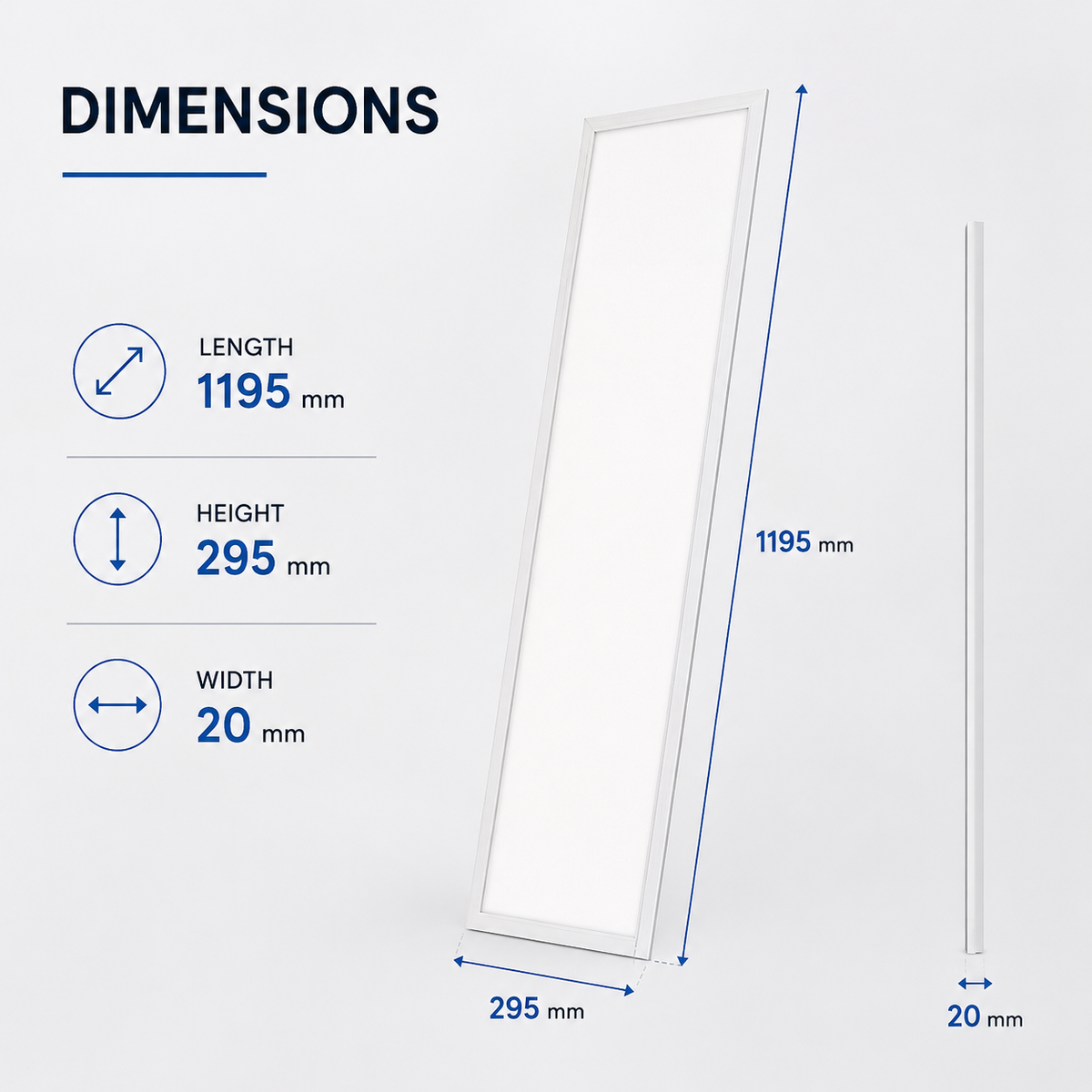 Aplică LED de perete aurie, 48 W, 119,5 cm, pentru interior