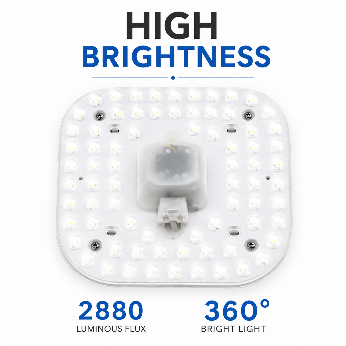 Modul LED magnetic 36 W, lumină caldă, 20 cm, 2880 lm