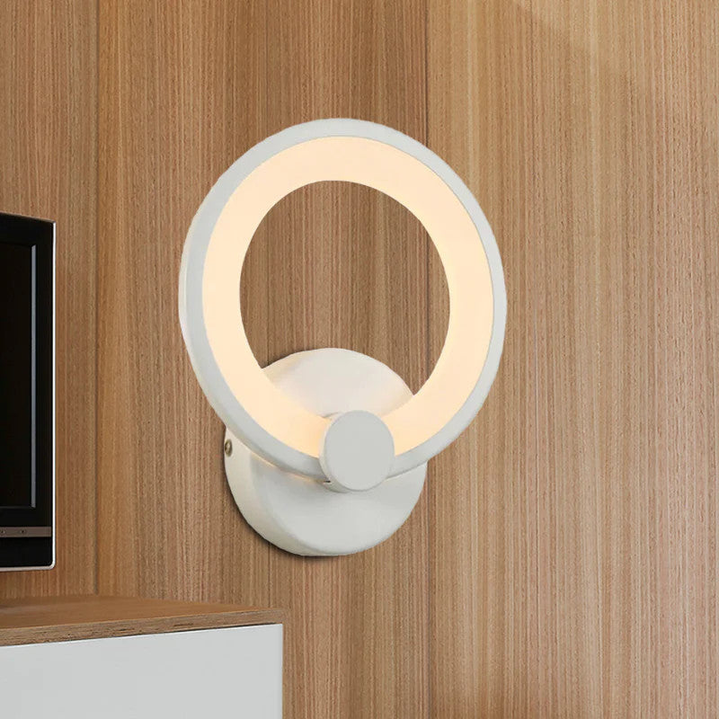 Aplică LED de perete, albă, 15 W, 750 lm, 3 culori de lumină