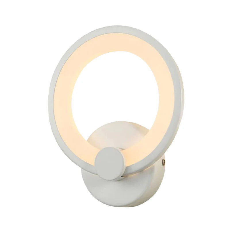 Aplică LED de perete, albă, 15 W, 750 lm, 3 culori de lumină
