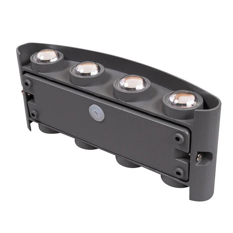 Aplică LED de exterior, neagră, 8 W, lumină caldă, model 2056/4