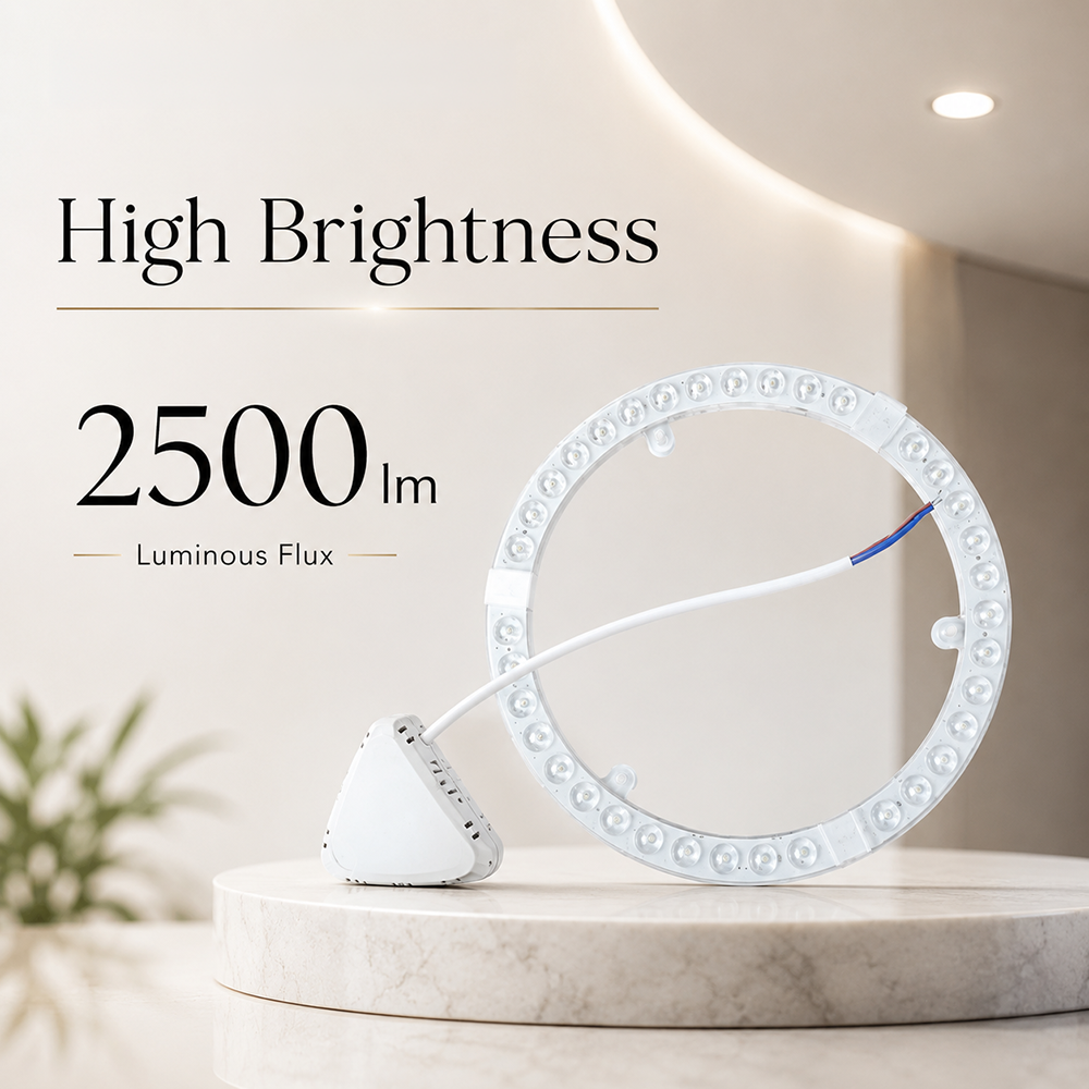 Plafonieră LED albă cu cristale și telecomandă, 40+60+80 cm