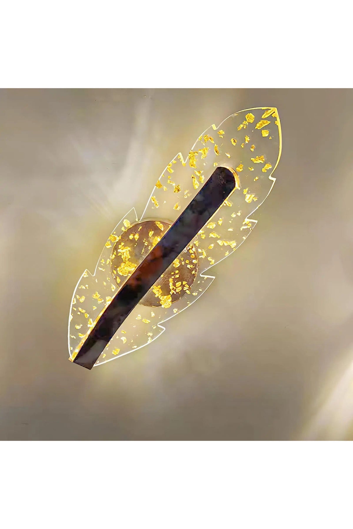 Aplică LED aurie de perete, 12 W, 3 temperaturi de culoare selectabile