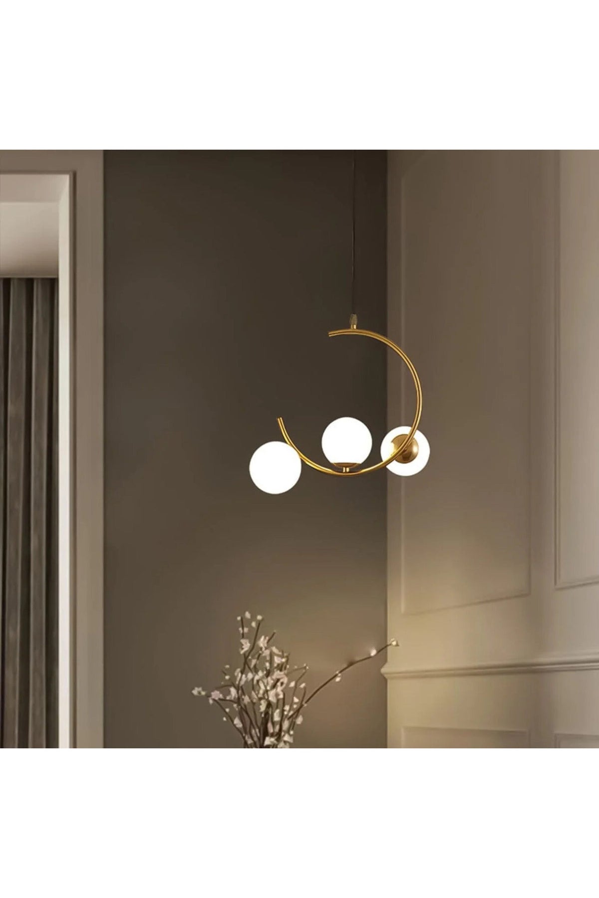Plafonieră modernă cu 3 inele și soclu E27 pentru interior