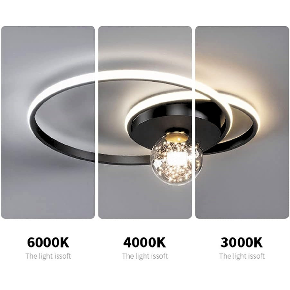 Plafonieră LED 100 W RGB, dimabilă, cu telecomandă