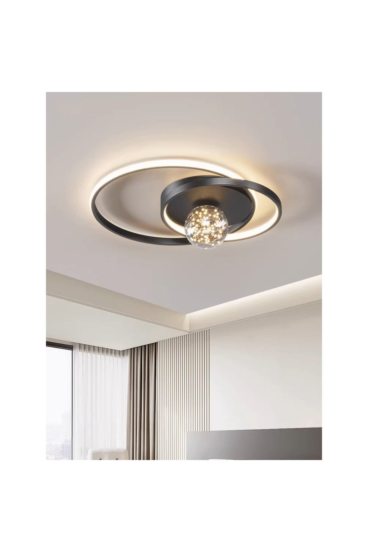 Plafonieră LED 100 W RGB, dimabilă, cu telecomandă