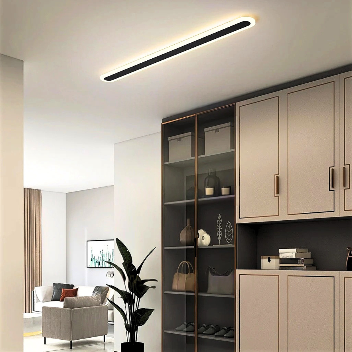 Lustră LED tip bară, 60 cm, 40 W, 4000 K, 5000 lm