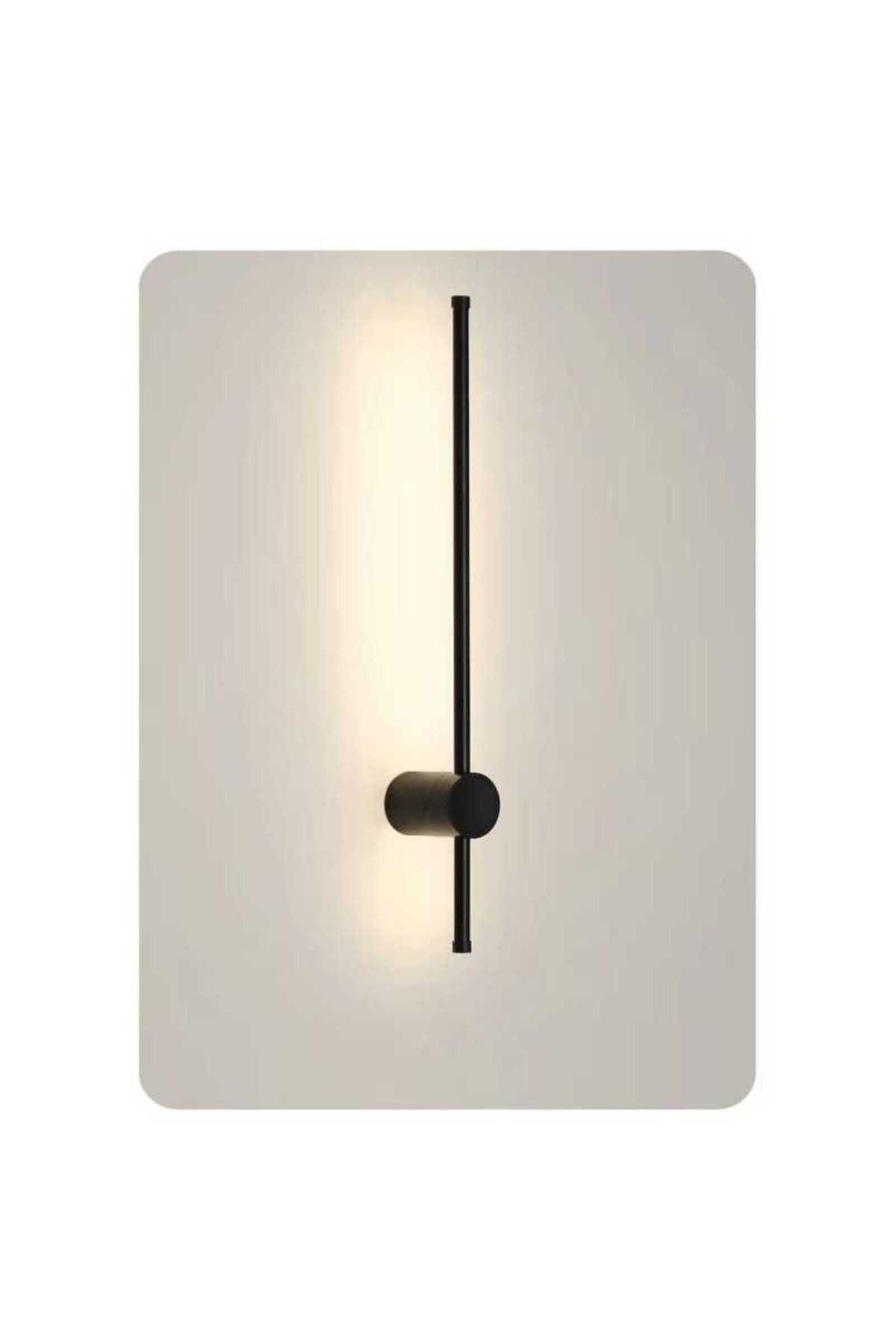 Aplică LED de perete, 100 cm, 34 W, 1600 lm, neagră, 3 temperaturi de culoare