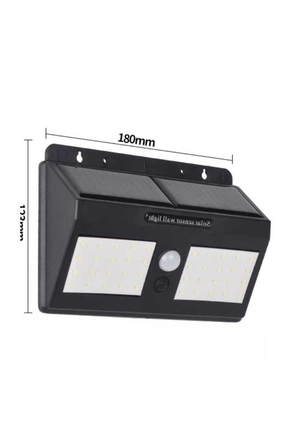 Lampă solară exterior cu senzor de mișcare, 20 LED-uri, 1600 mAh, neagră