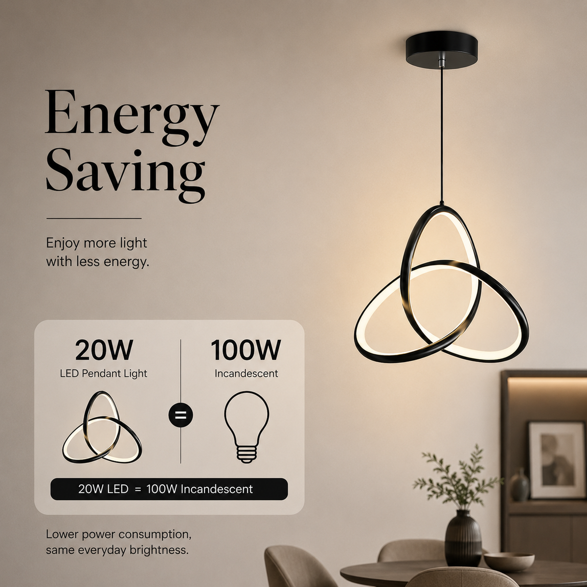 Plafonieră LED circulară neagră, 20W, 3 temperaturi de culoare, IP20