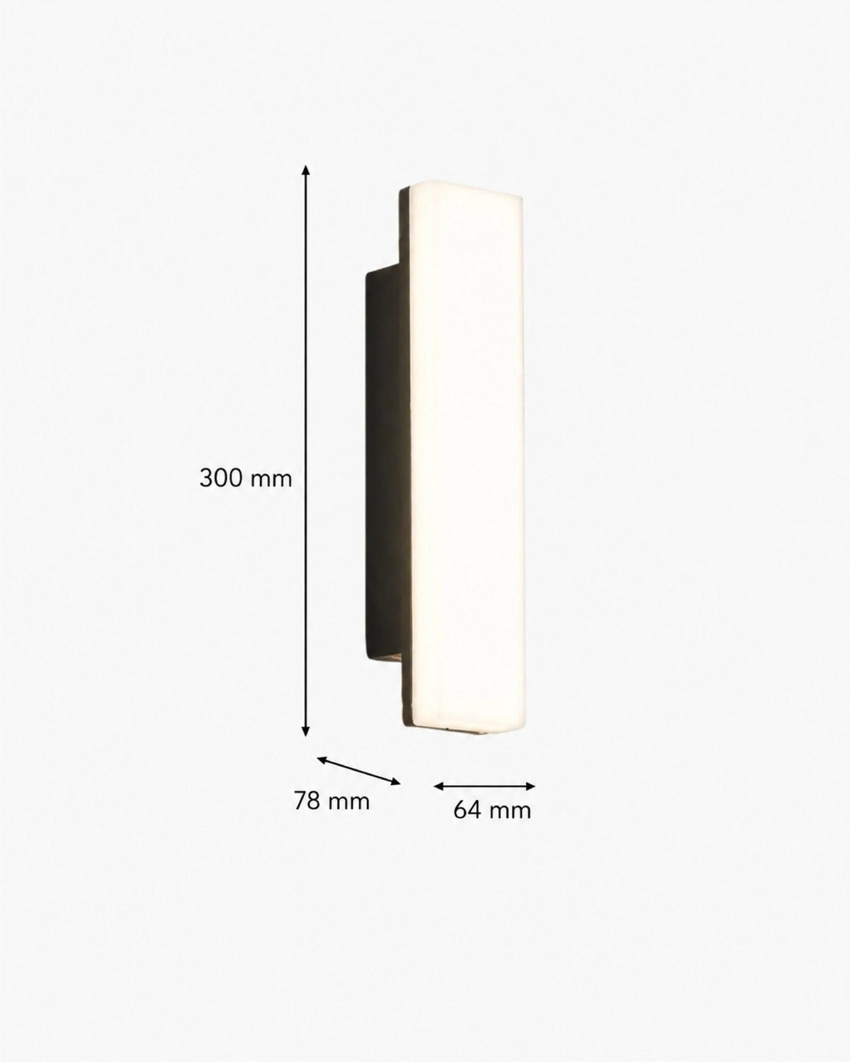 Aplică LED de exterior 10 W din aluminiu și acril, lumină caldă