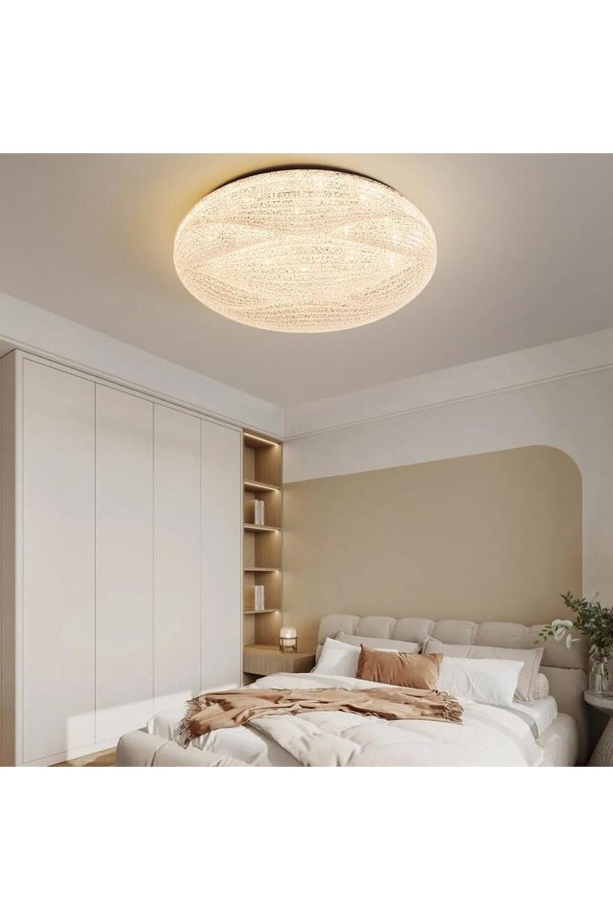 Plafonieră LED 30 W, 3 temperaturi de culoare, albă, Ø23 cm