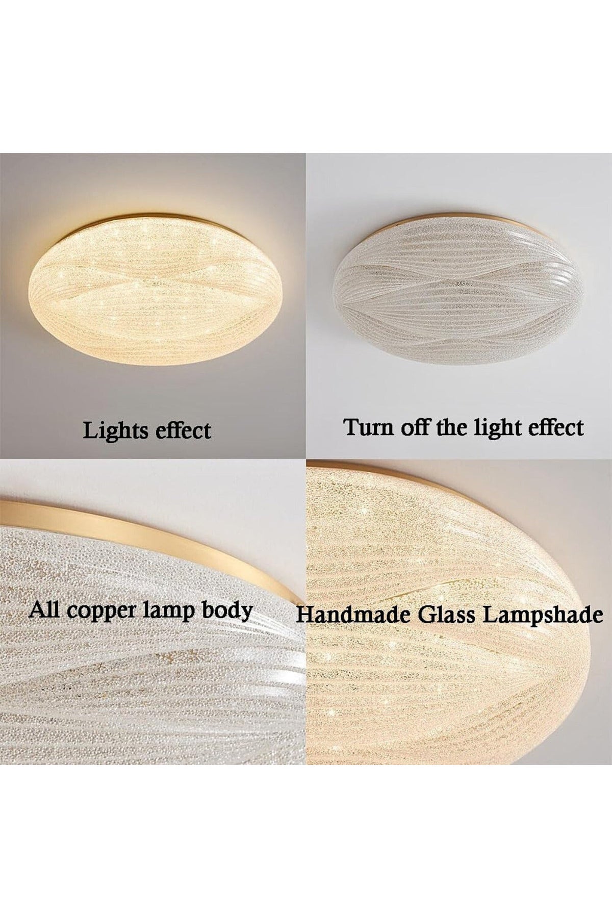 Plafonieră LED 30 W, 3 temperaturi de culoare, albă, Ø23 cm