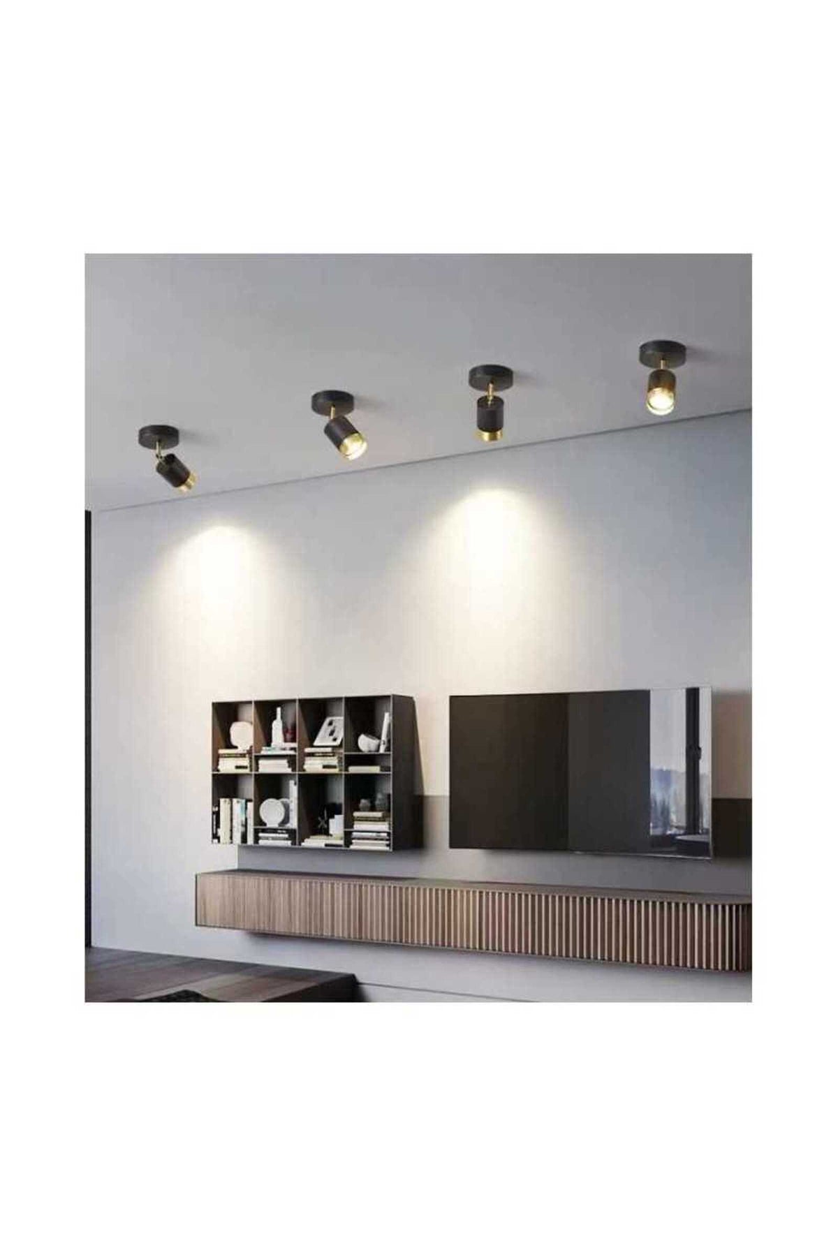 Spot LED încastrat negru, 5 W, 400 lm, lumină albă neutră