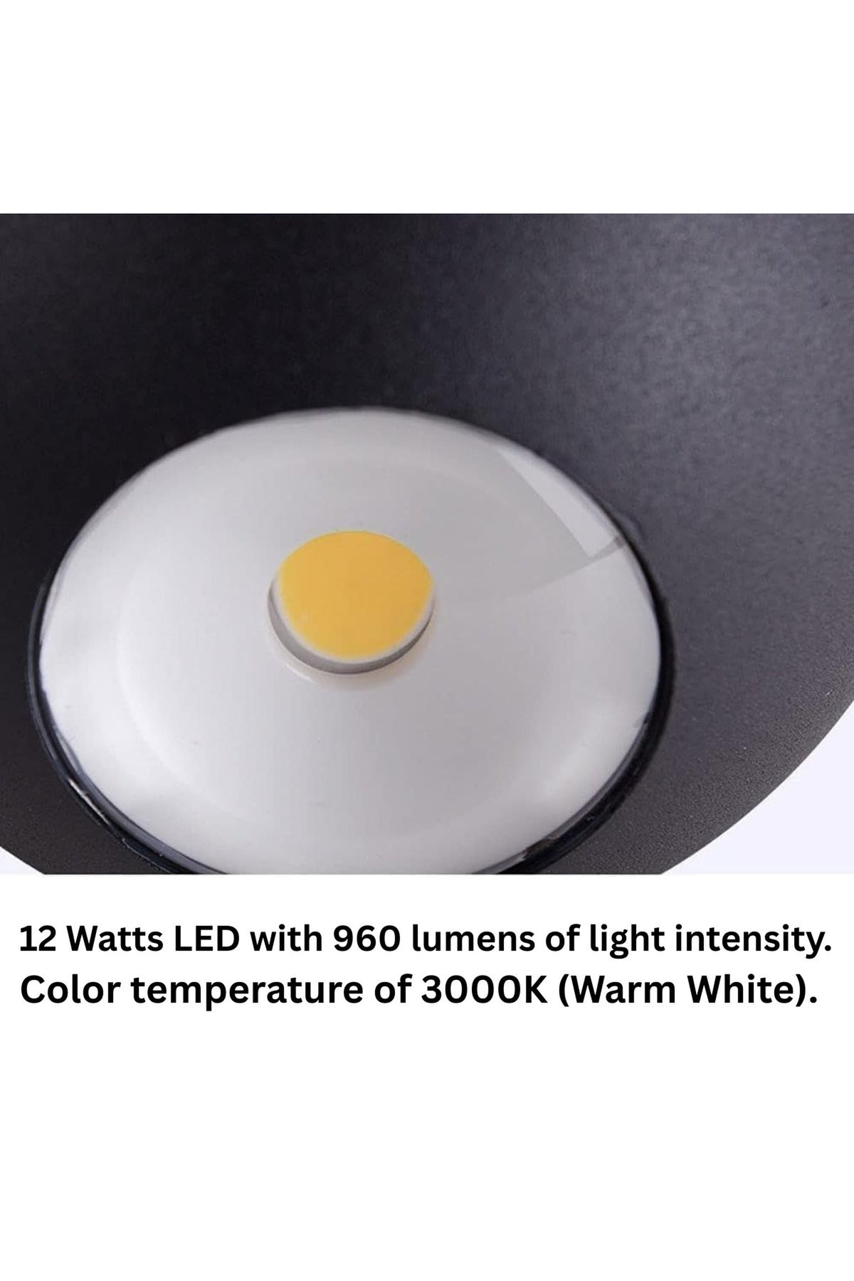Aplică LED de exterior IP65, 12 W, 960 lm, lumină caldă, albă