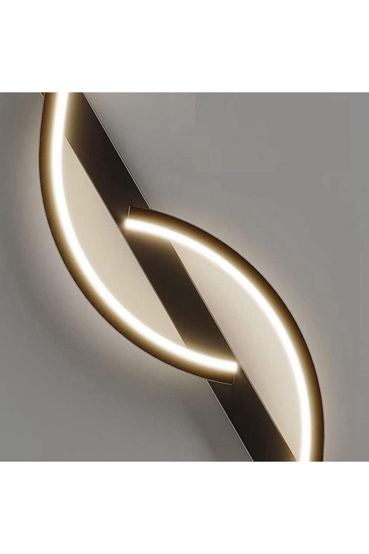 Aplică LED de perete, 80 cm, neagră, cu 3 surse de lumină