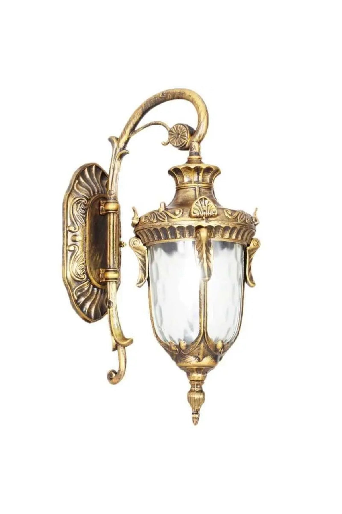 Felinar vintage de exterior pentru perete, E27, 60 W, IP65, bronz antichizat