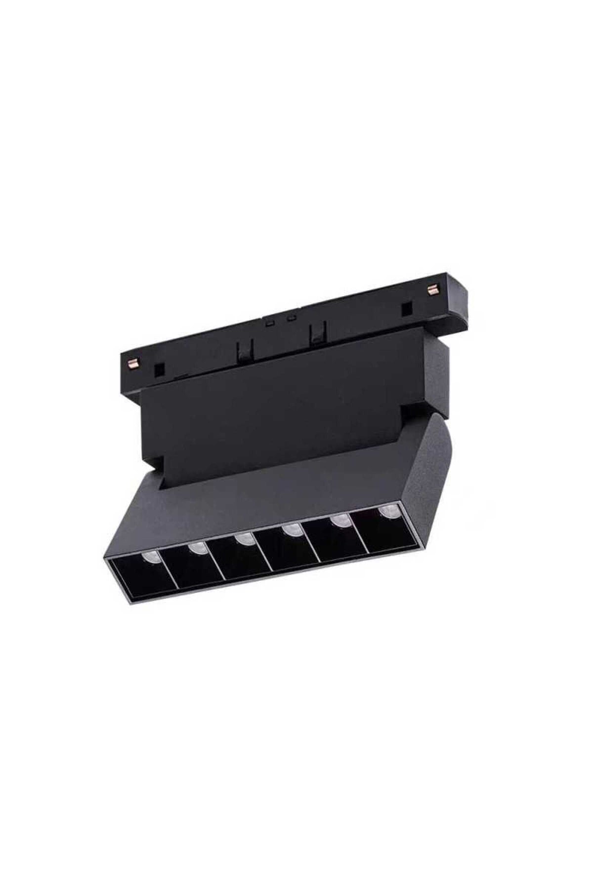 Spot LED pliabil pentru șină magnetică, 6 W, 4000 K, 600 lm, negru