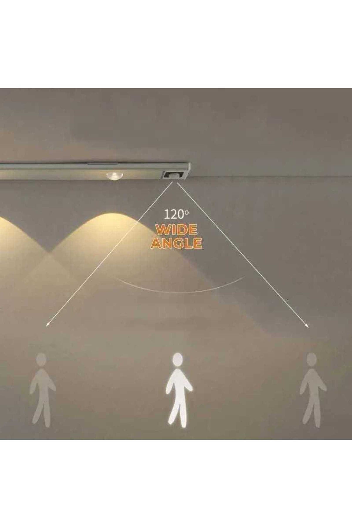 Spot LED de 80 cm cu senzor de mișcare și 3 temperaturi de culoare