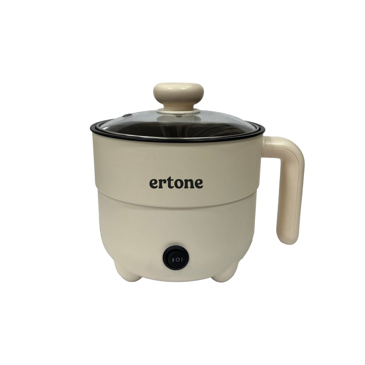 Oală electrică ERTONE ERT935BJ, 1,5 l, 600 W, antiaderentă, capac din sticlă