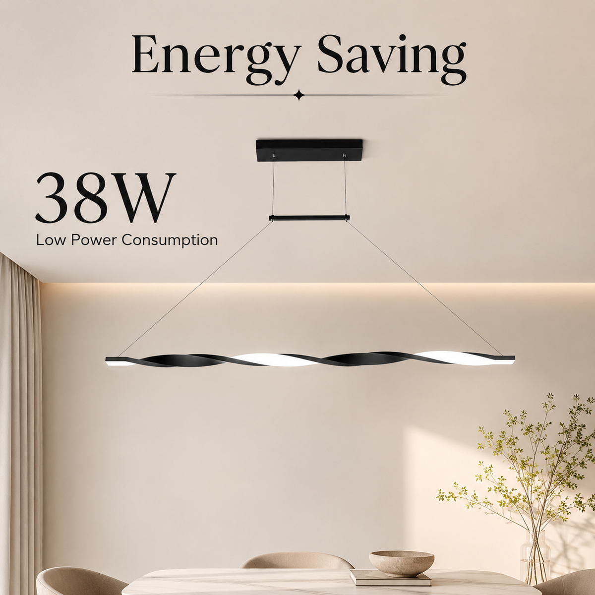 Plafonieră LED modernă, 100 cm, cu telecomandă, 3000 lm