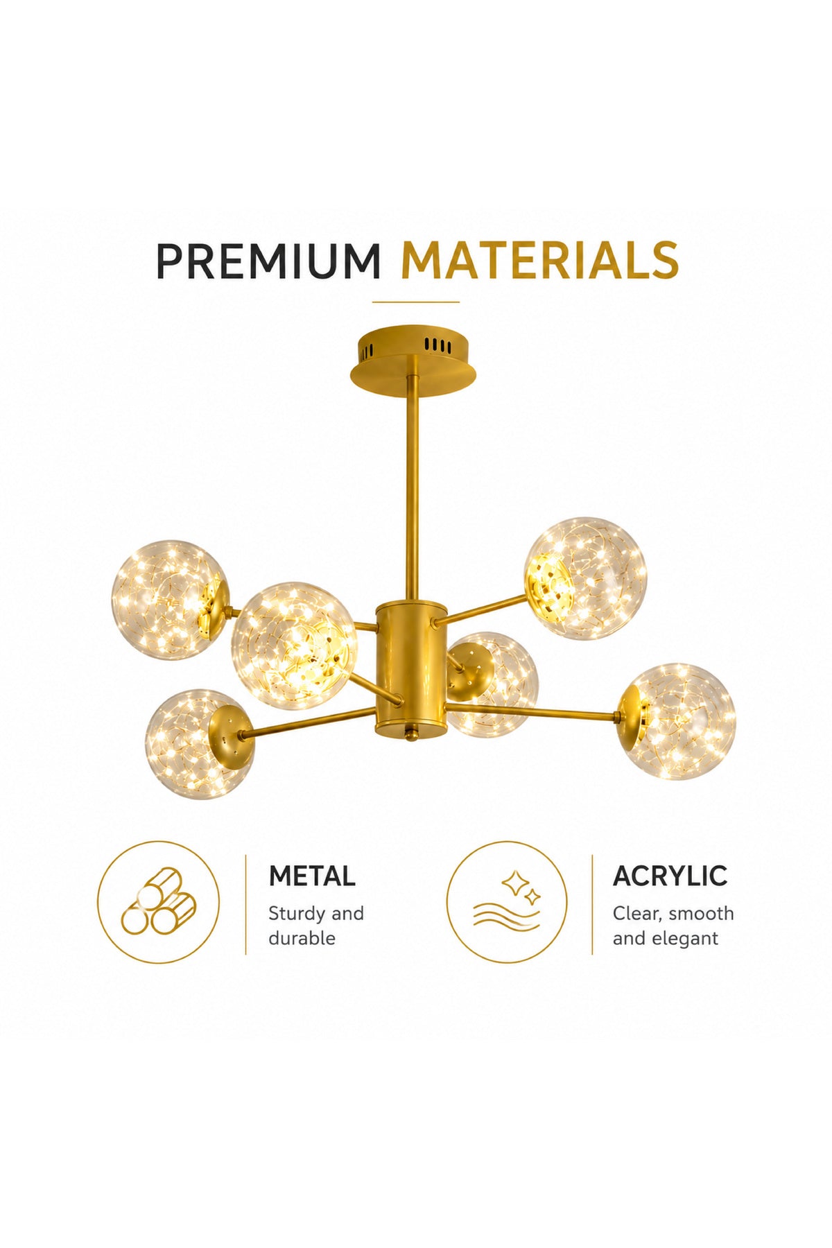 Plafonieră LED rotundă 40 W, 4000 lm, Ø94 cm, 3 temperaturi, albă