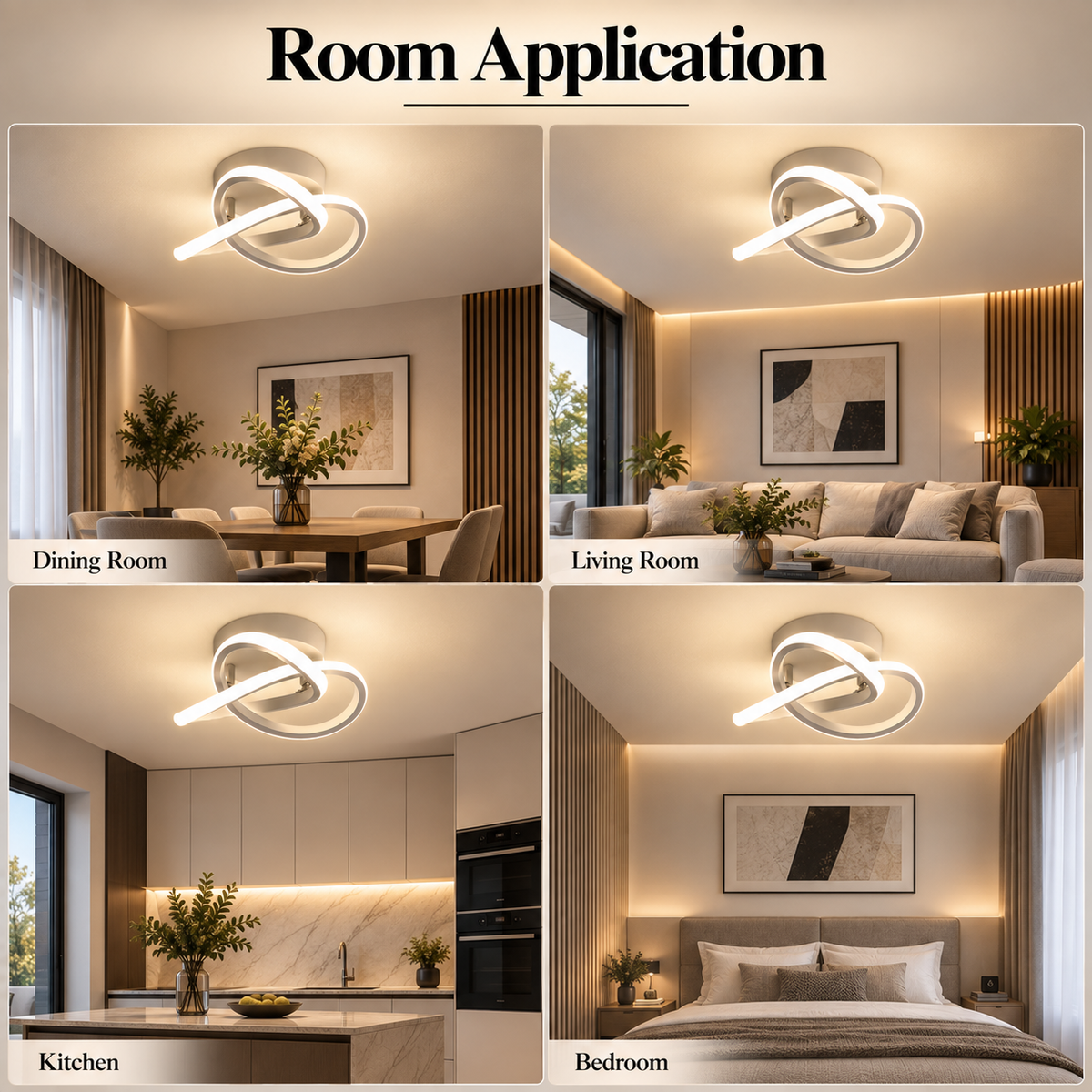 Plafonieră LED albă, 24 W, 3000 lm, 3 temperaturi de culoare, 25 cm