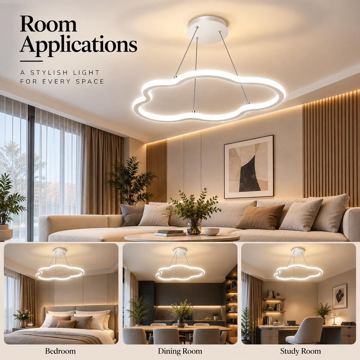 Plafonieră LED albă, 27 W, Ø25 cm, 3 culori de lumină, metal și acril