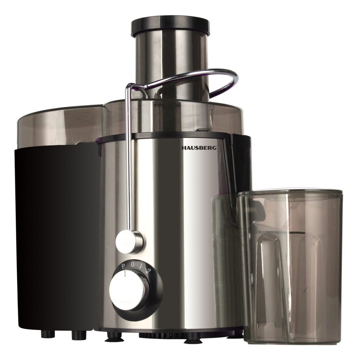 Storcător de fructe și legume Hausberg HB-7645, 600 W, 2 viteze și Turbo