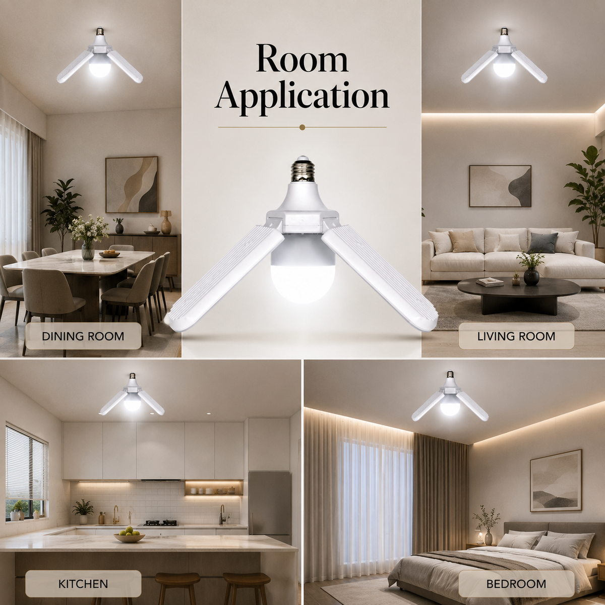 Bec LED E27, 30 W, lumină albă rece 6500 K, 220 V