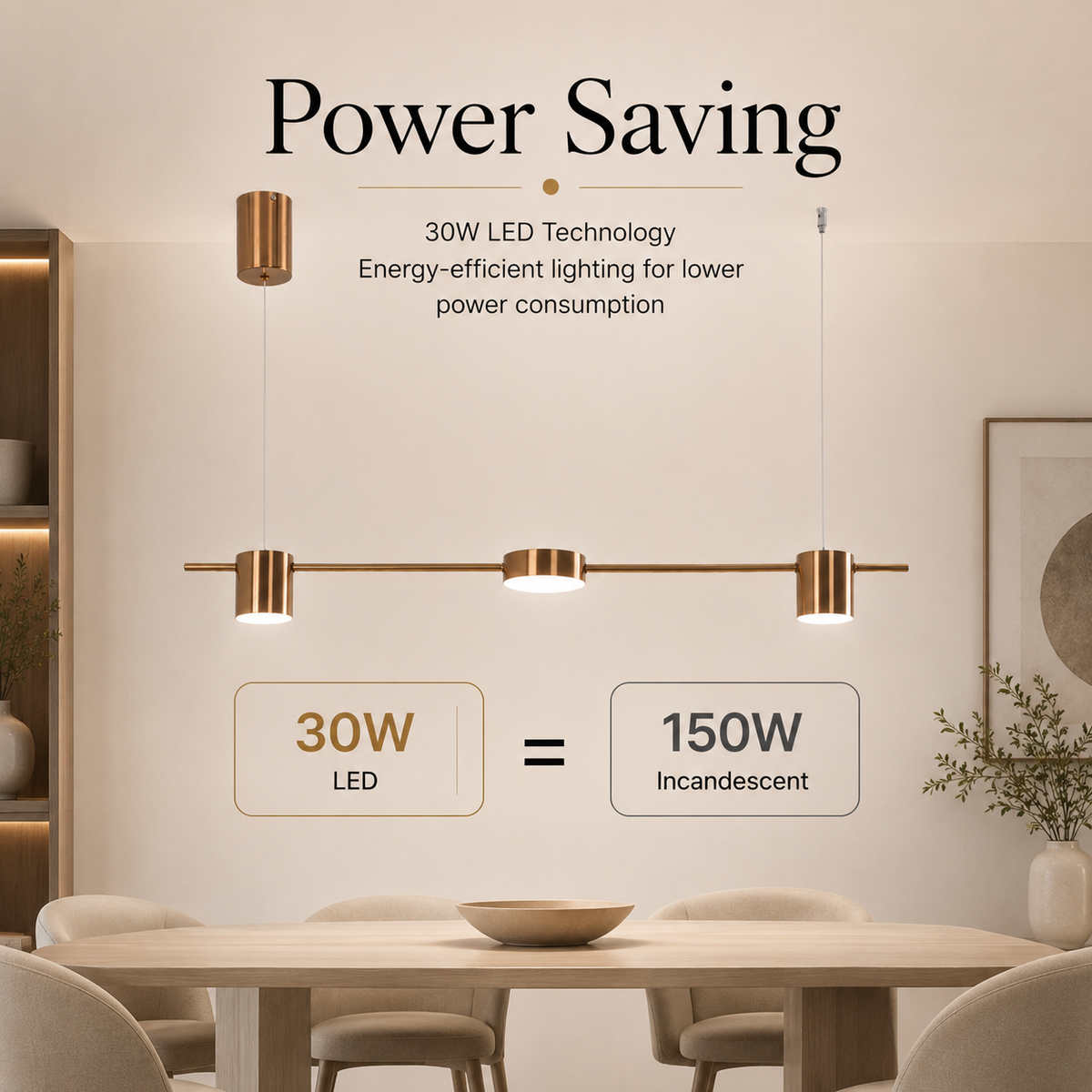 Plafonieră LED aurie dimabilă, 3 surse, Wi-Fi și telecomandă, 30 W, 1500 lm