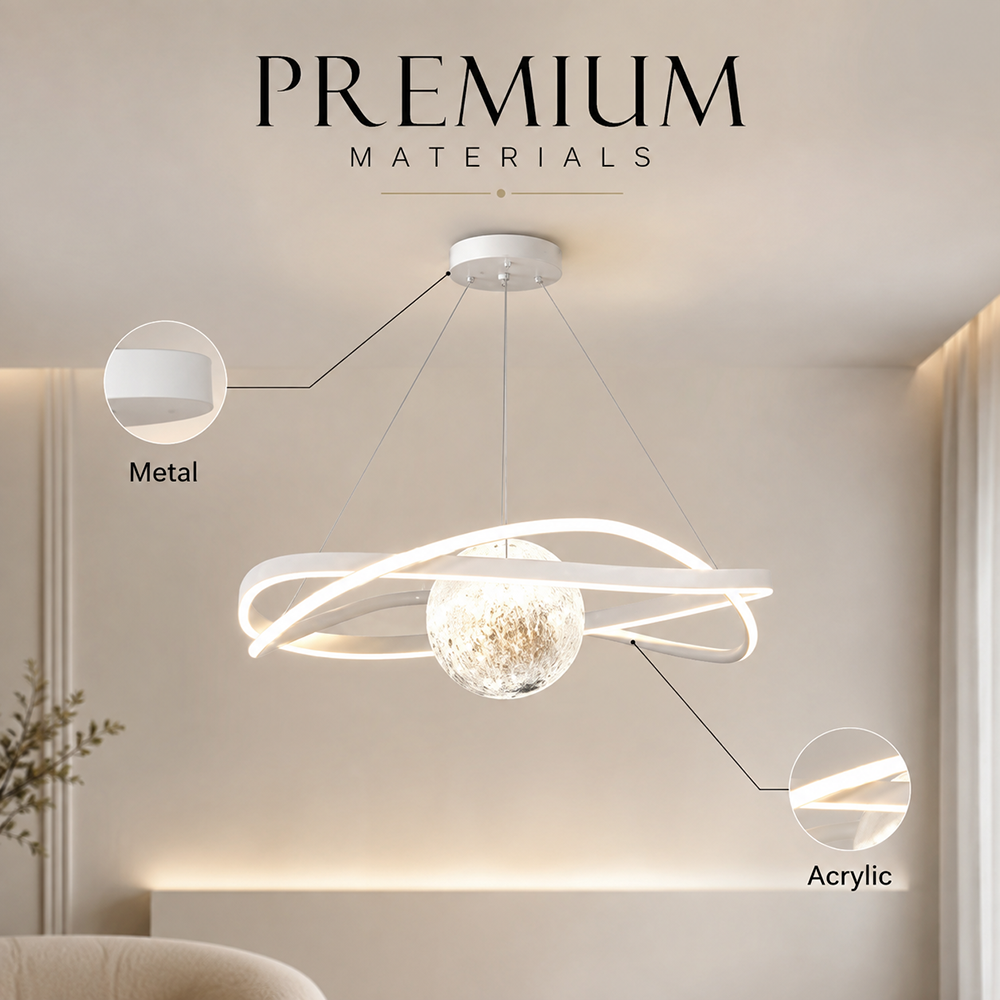 Candelabru LED alb dimabil, cu telecomandă și nuanță reglabilă, 50 cm