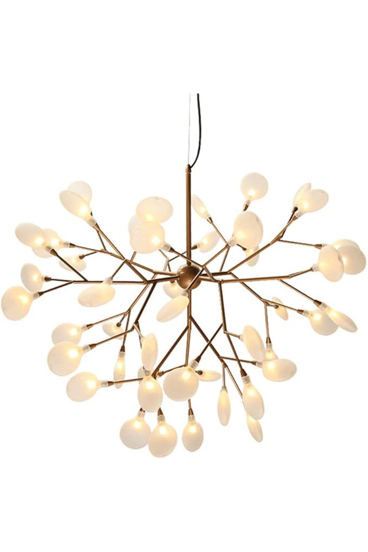 Candelabru decorativ cu 36 de becuri LED G4, 72 W, alb, 36 cm