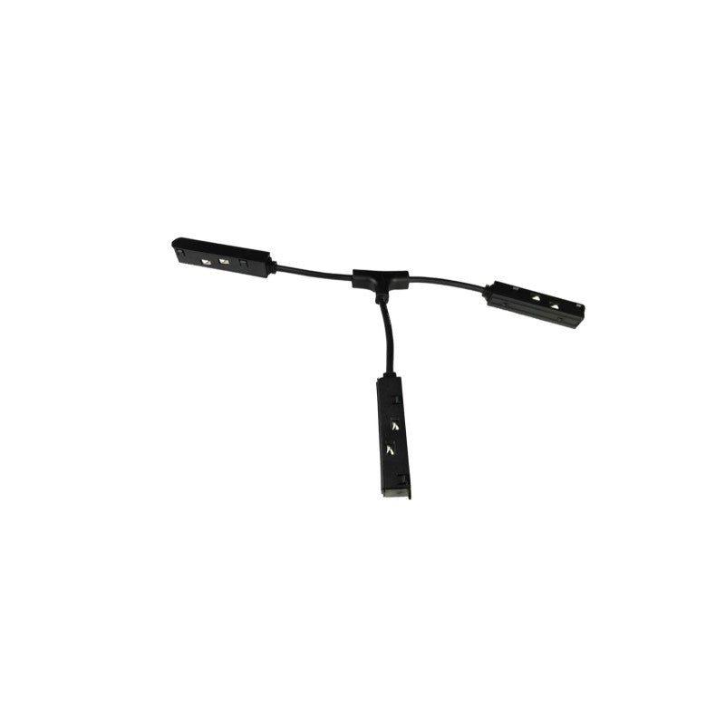 Conector de alimentare în T, 48 V, pentru șină magnetică de iluminat