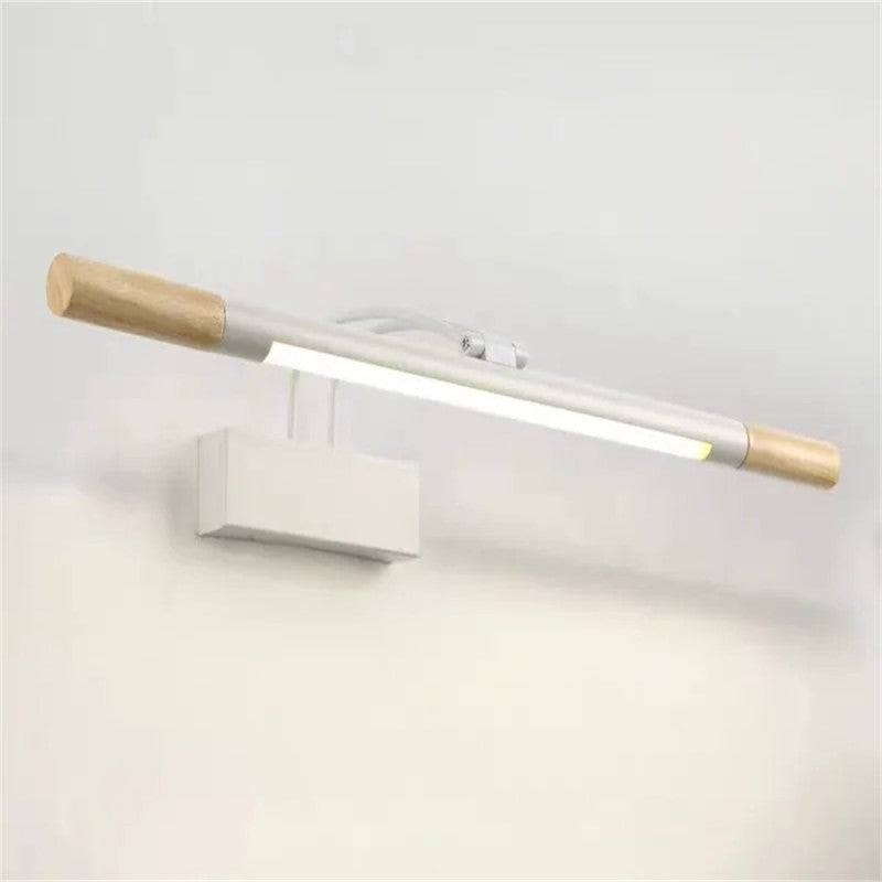 Aplică LED pentru baie, reglabilă, 65 cm, 15 W, 6500 K, metal și acril
