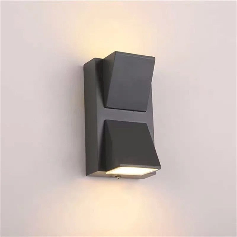 Aplică LED exterior SH 201, 6 W, 3000 K, aluminiu și acril