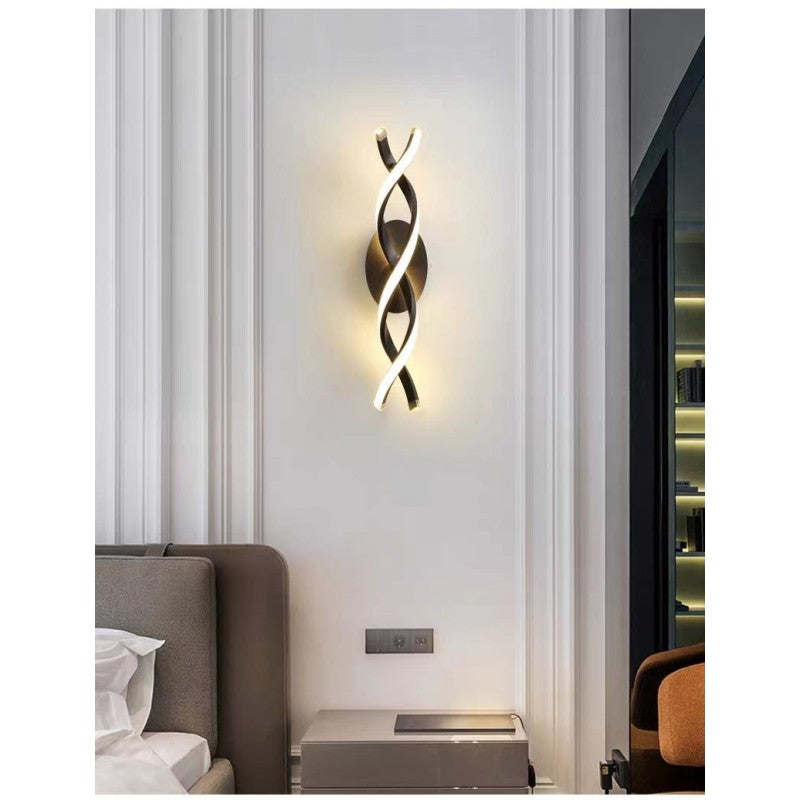 Aplică LED de perete, 40 W, 2000 lm, 3 tipuri de lumină, 43 cm