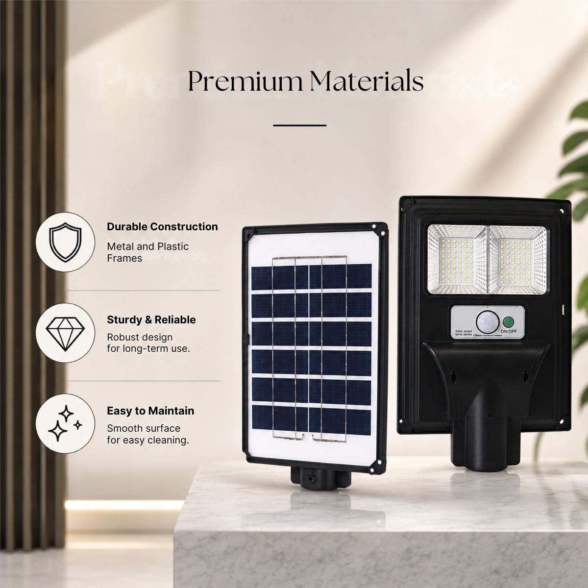 Lampă solară de perete, 40 W, 108 LED-uri, senzor de mișcare și lumină
