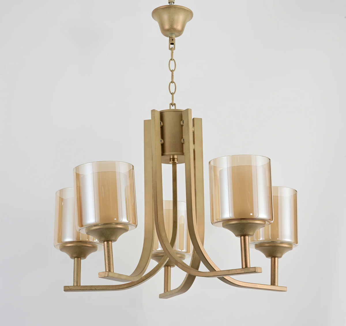 Candelabru de interior cu 5 socluri E27, 65 × 51 × 51 cm
