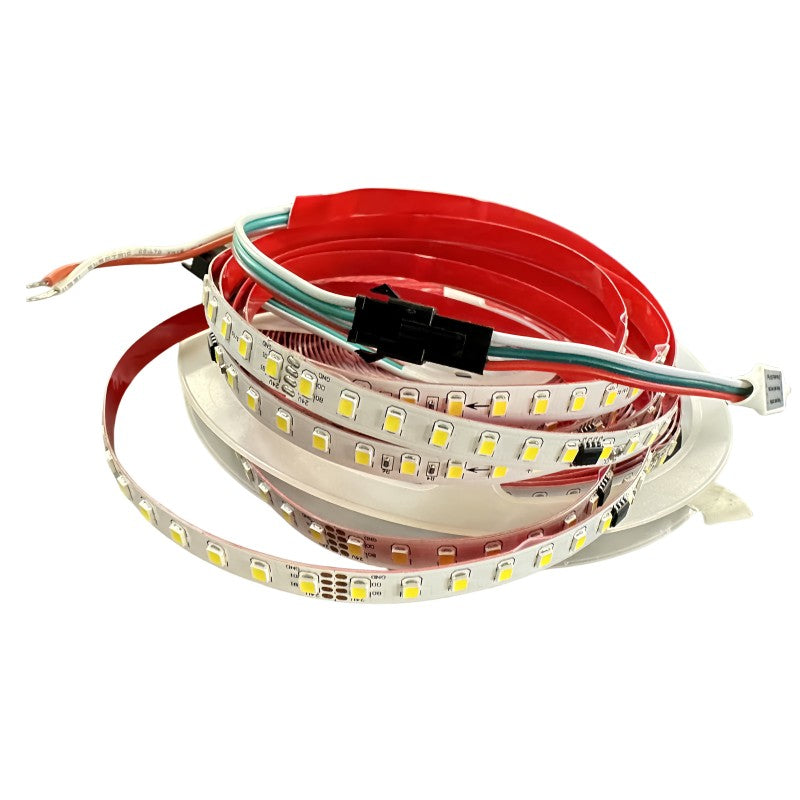 Bandă LED digitală, efect apă curgătoare, 10 m, 24 V, 126 LED/m, 4000 K