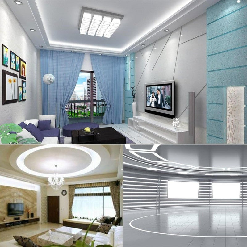 Set Neon Flex LED 5 m, 12 V, 6500 K, alimentator 60 W, interior